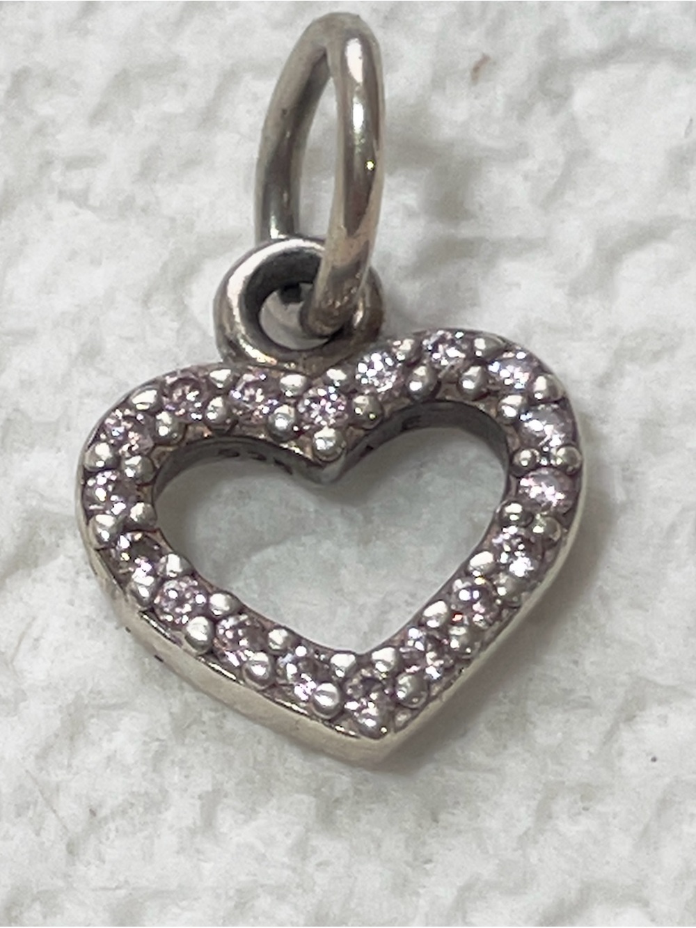 Retired Authentic Pandora Be My Valentine Pink Heart Charm